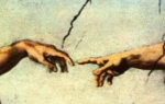 Фрагмент Сикстинской капеллы Микеланджело